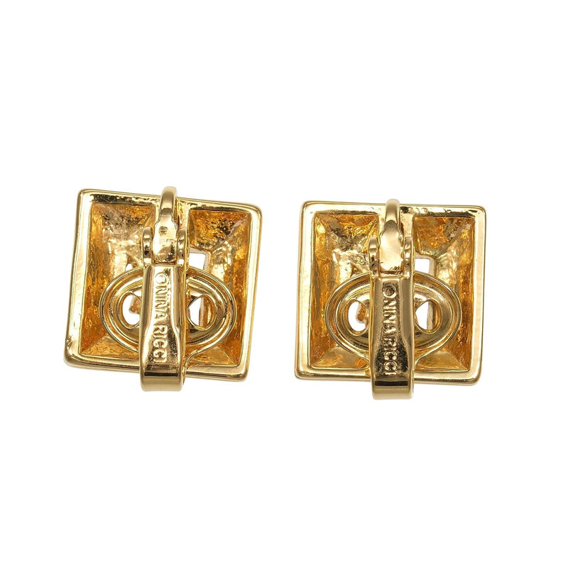 [NINA RICCI] 니나리치 NR 로고 귀걸이