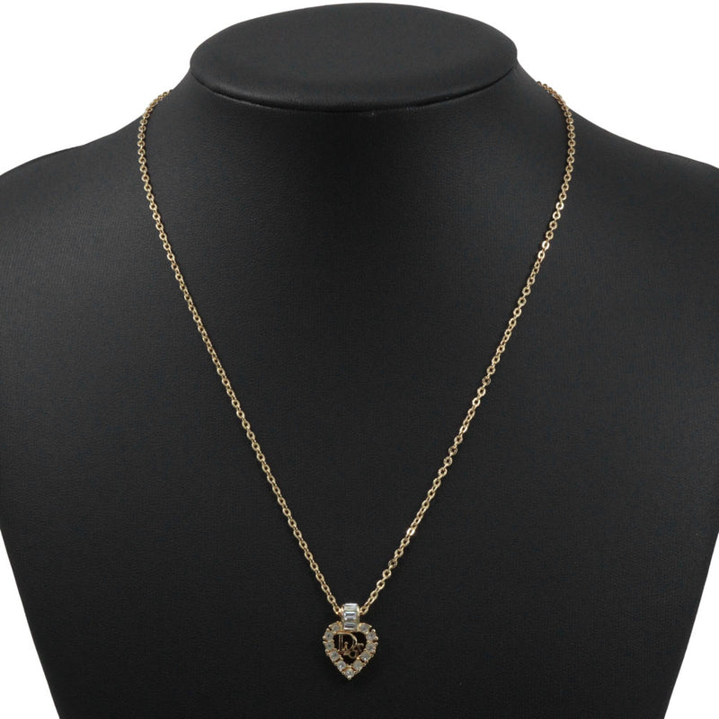 【Dior】クリスチャンディオール ロゴハート ネックレス