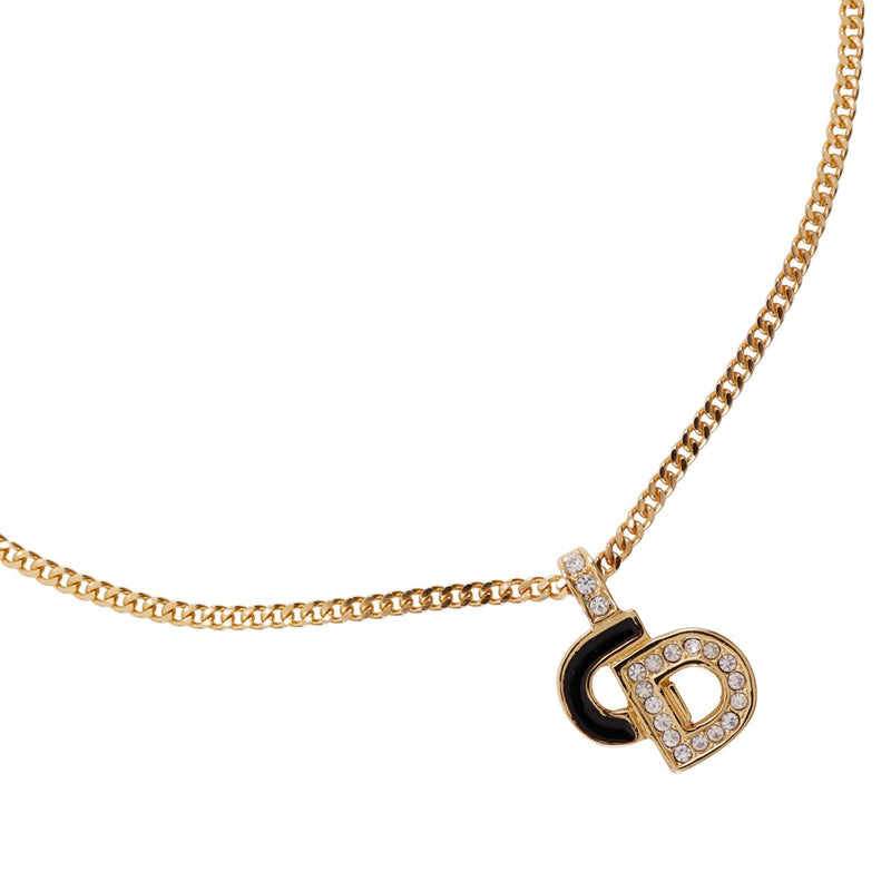 [Dior] Christian Dior CD Logo Collier