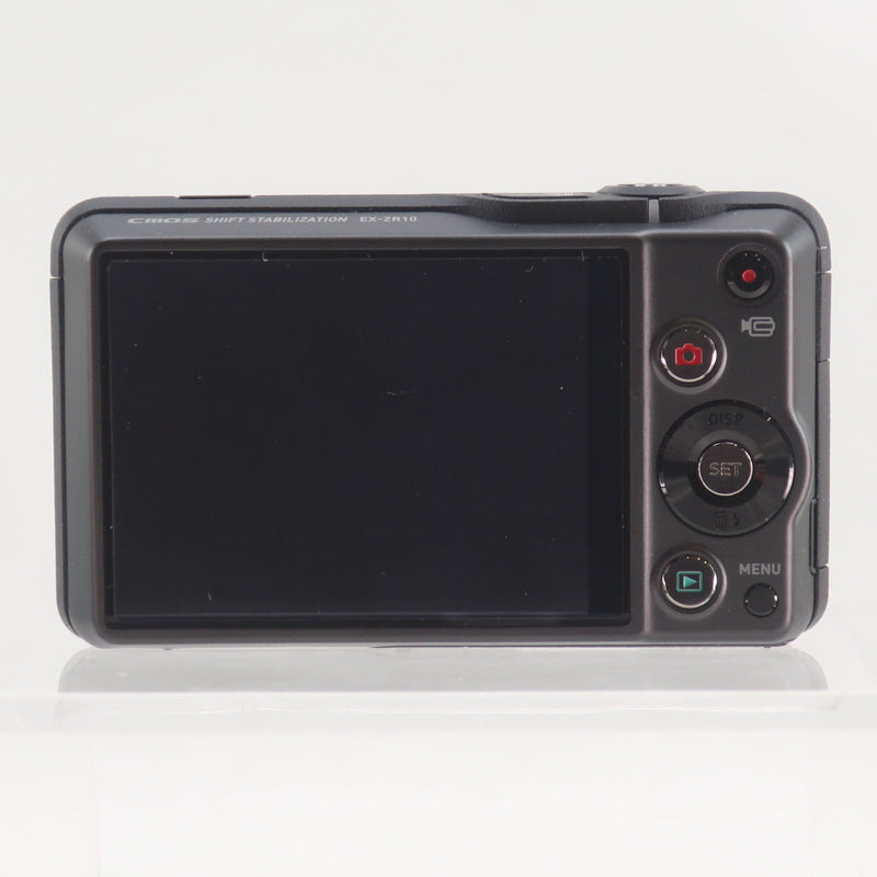【簡易動作確認済】CASIO EXILM EX-ZR10 デジカメ ブラック CASIO EXILIM EX-ZR10 ブラック デジタルカメラ 動作確認済 【公式通販】