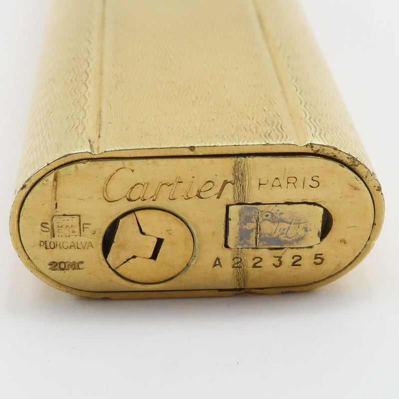 [Cartier] Cartier 
 Gas writer writer 
 Oval Gold Gas Lighter Men's