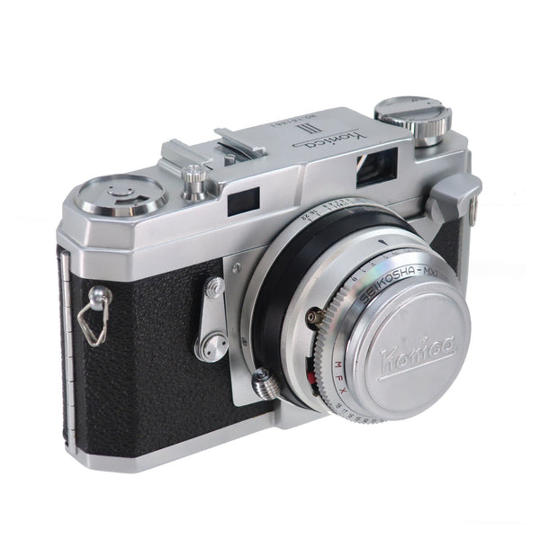 【美品】コニカ KONICA III Hexanon 48mm f2 スナップにもってこい！ “招き猫”スタイルカメラ「コニカⅢ」
