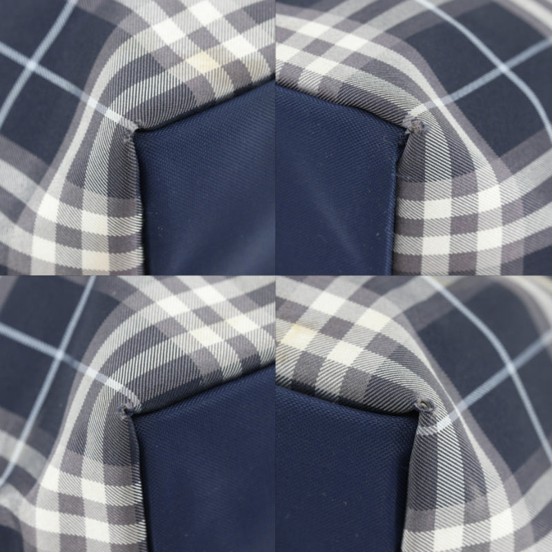 バーバリーブルーレーベル　舟形トートバッグ　状態◎ BURBERRY BLUE LABEL】バーバリーブルーレーベル 舟形 トートバッグ