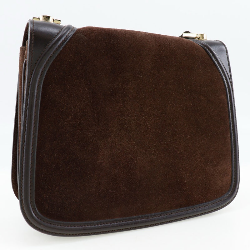 [Salvatore Ferragamo] Salvatore Ferragamo 
 Ganchini shoulder bag 
 Swed x leather shoulder handbag 2WAY magnet type GANCINI Ladies