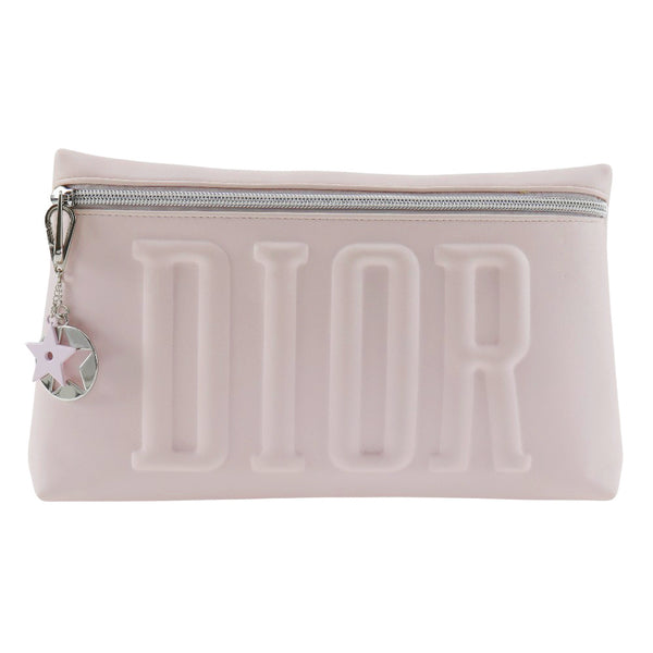 [Dior] Dior 
 Beaute novelty pouch 
 Leather zipper Beaute Novelty Ladies