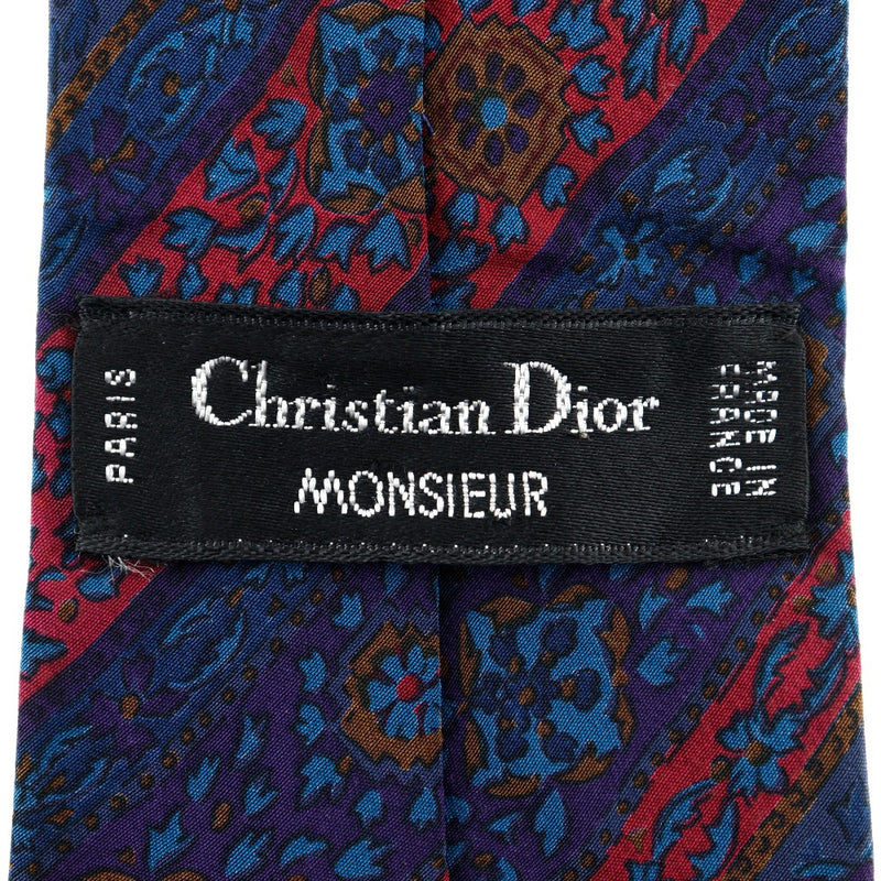 【Dior】クリスチャンディオール
 ネクタイ
 シルク100% シルク メンズAランク
