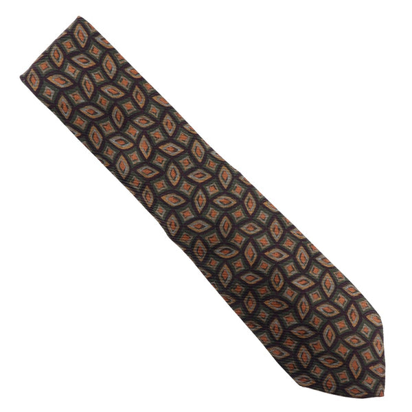 [Dior] Christian Dior 
 100% de corbata de seda 
 Seda marrón 100% seda hombres