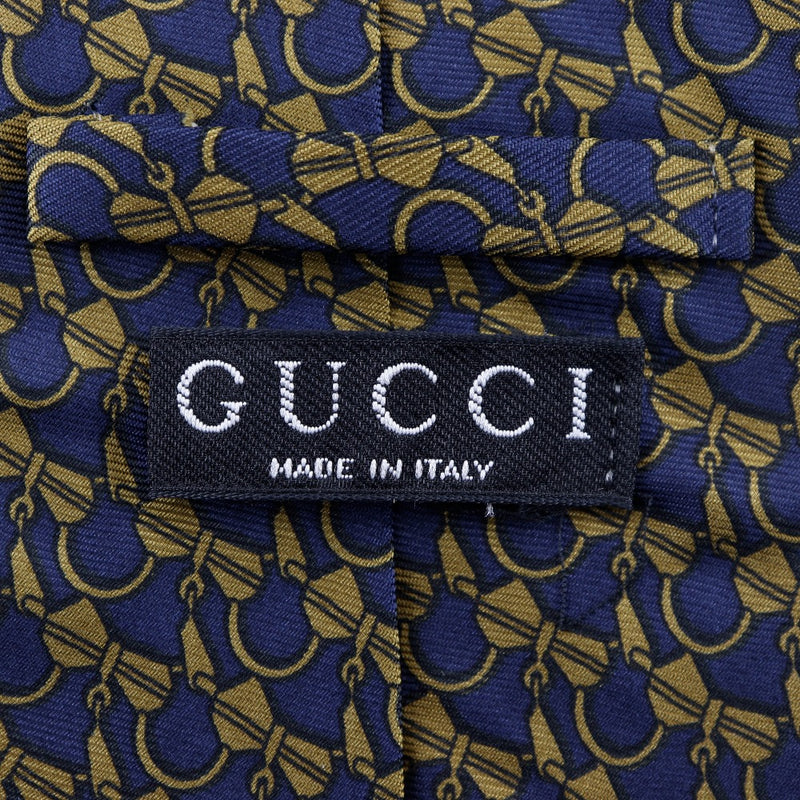 [GUCCI] Gucci 
 100% silk tie 
 Silk Blue 100% SILK Men