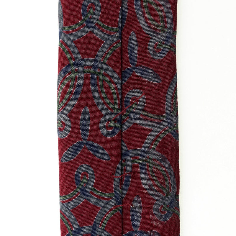 [Yves Saint Laurent] Eve Saint Laurent 
 100% silk tie 
 Silk red 100% SILK Men's A-Rank