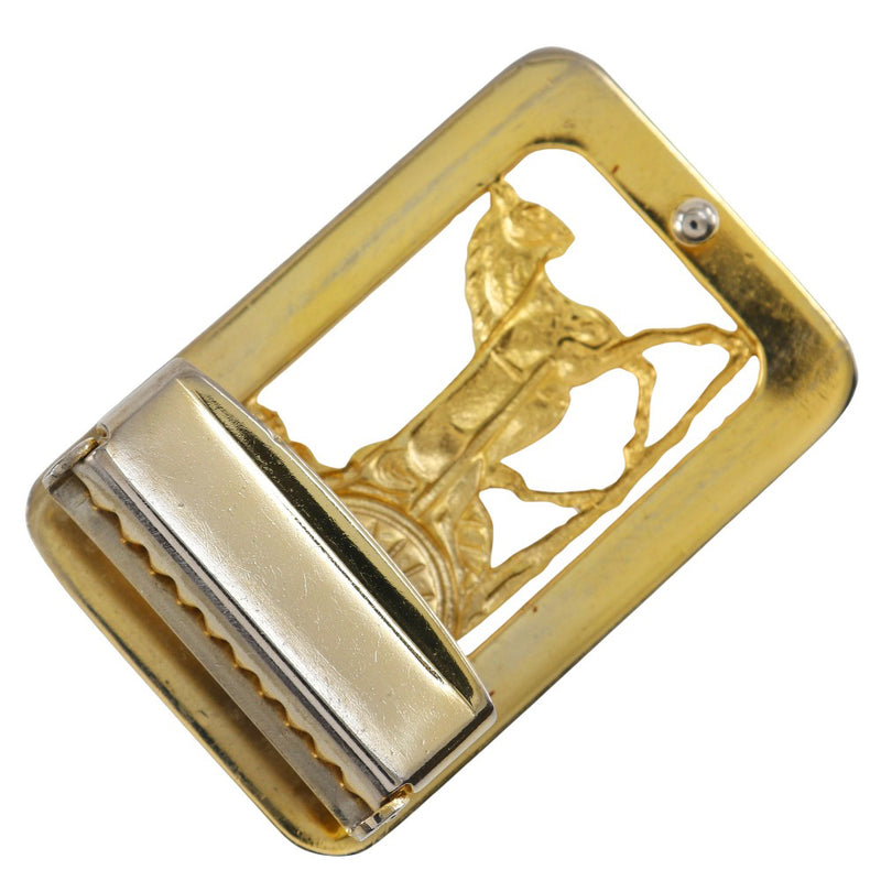 [Celine] Celine 
 Cinturón de hebilla 
 Hebilla de placas de oro unisex