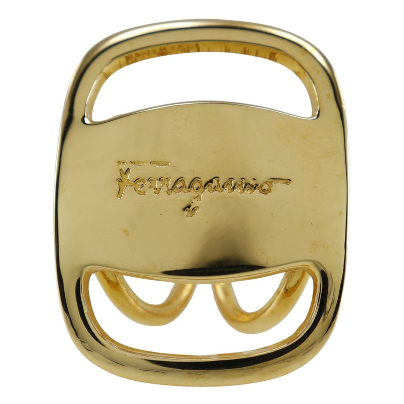 [Salvatore Ferragamo] Salvatore Ferragamo 
 瓦拉围巾环 
 金色镀金瓦拉女士
