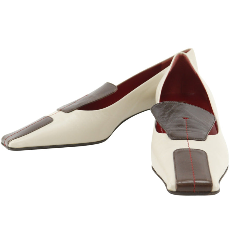 PRADA ローファーパンプス スクエアトゥ　レディース 36サイズ（23cm） PRADA ローファーパンプス スクエアトゥ レディース 36サイズ（23cm