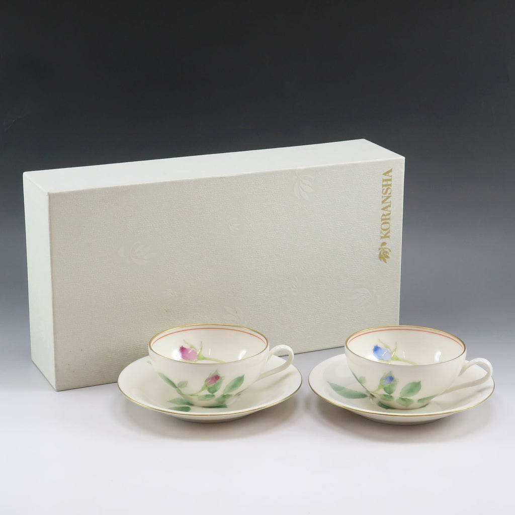 KORANSYA】香蘭社 カップ＆ソーサー 2客セット 食器 – NISHIKINO