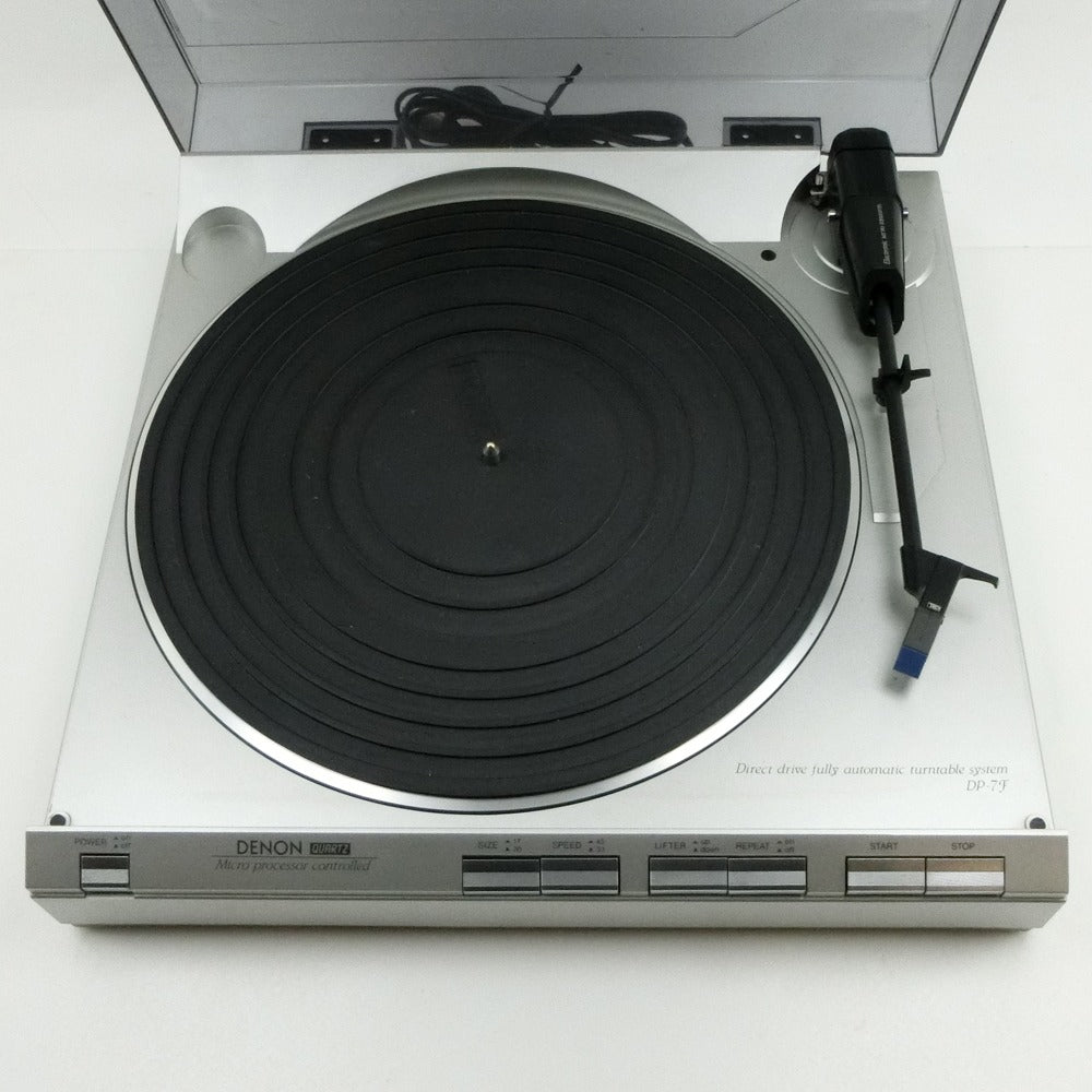 【DENON】デノン レコードプレーヤー プレイヤー クォーツロックDD フルオートプレーヤー DP-7F Record player _ –  KYOTO NISHIKINO