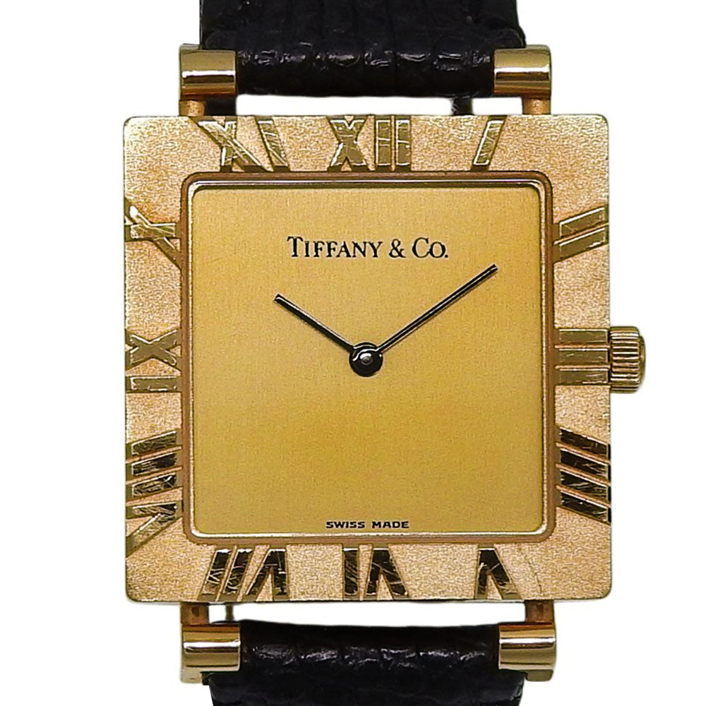 TIFFANY&Co.】ティファニー アトラス スクエア 腕時計 L3630 クオーツ