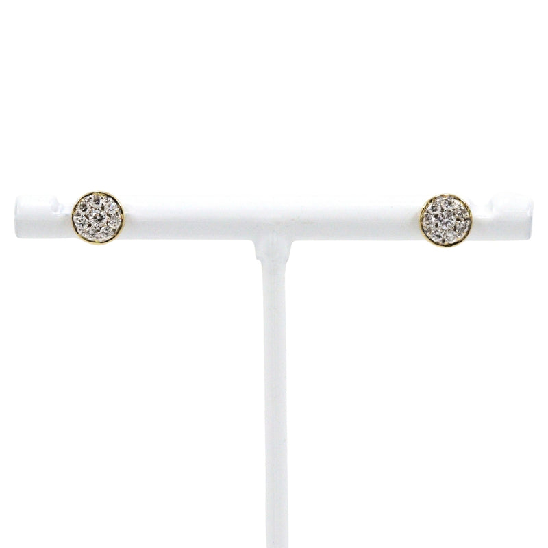 18KPendientes oro amarillo x diamantes