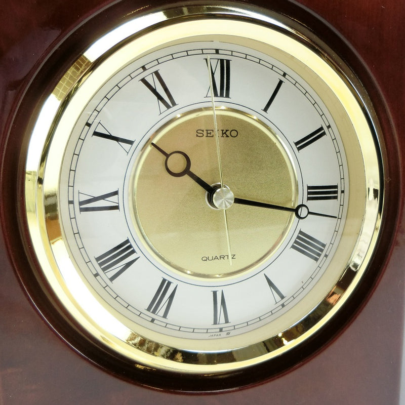 [Seiko] Seiko 
 Reloj de almacenamiento de cuarzo de marco de madera 
 Interior showa retro QZ378B Marco de madera Quartz_a Rank
