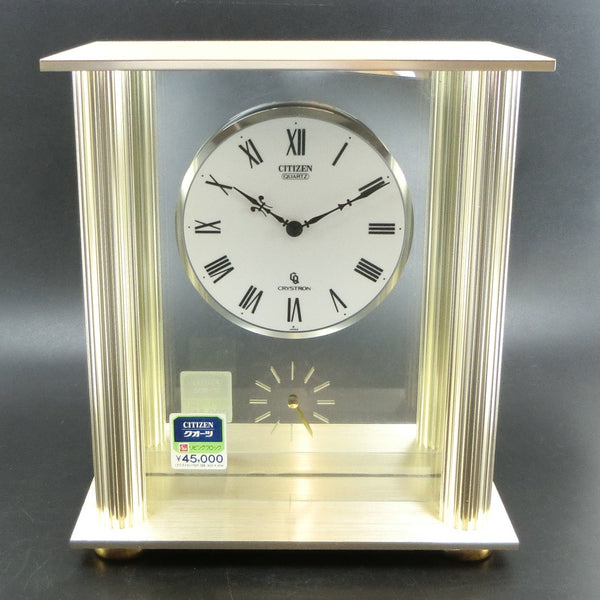 Ciudadano [ciudadano] 
 Cuarzo cristron stock clock 
 Interior showa precio retro 45,000 yen QK-588 Quartz Crystron_a Rank