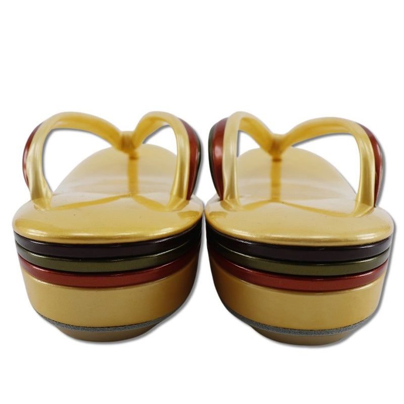 Fujii daimaru sandalias de calzado 
 Accesorios de kimono esmalte m Tamaño del artículo no utilizado Gold Fujii Daimaru Sandalias de calzado Damas S Rango