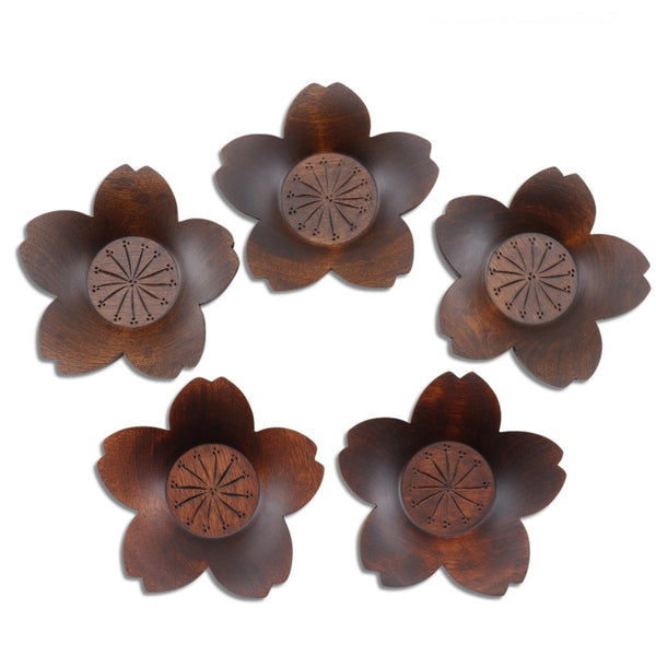 [Osakaya] tienda de muebles de Osakaya 
 Vigera de escultura de Karuizawa 
 Un conjunto de 5 flores de cerezo de té karuizawa talling_a+rango