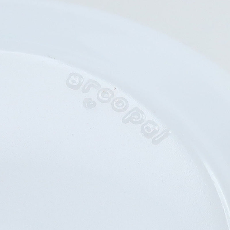 アルコパル ボウル 食器
 フランス ミルクガラス 大/中/小3点セット 花柄 ホワイト×ブルー Arcopal Bowl _Aランク
