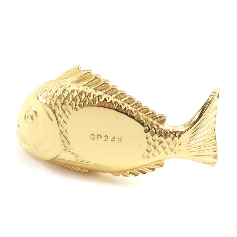 箸置き 鯛 金色 カトラリー
 K24GP 5個セット 金メッキ Chopstick rest, sea bream, gold _Sランク