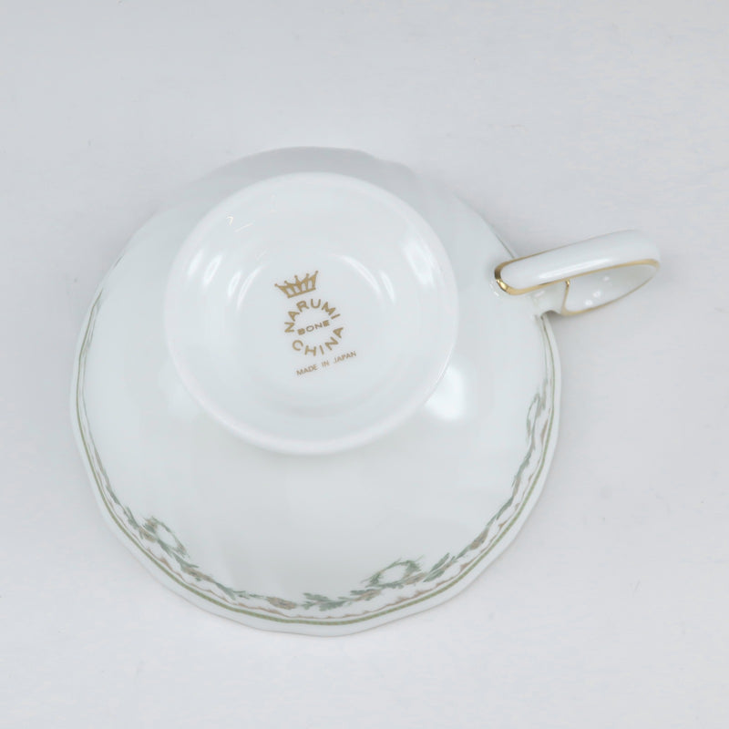 [NARUMI] Narumi 
 Bone China Tableware 
 Cup & Saucer x 6 Bone China _A Rank