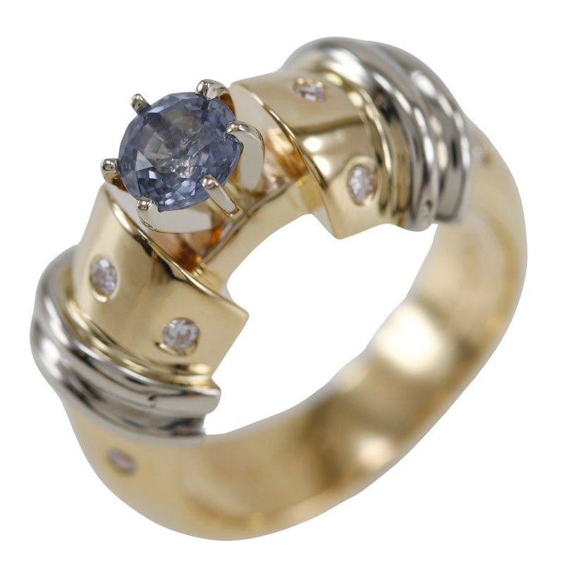 [VAN CLEEF & ARPELS] Van Cleef & Arpel 
 Vintage No. 9 ring / ring 
 K14 Yellow Gold x Diamond about 9.1g Vintage Ladies A+Rank