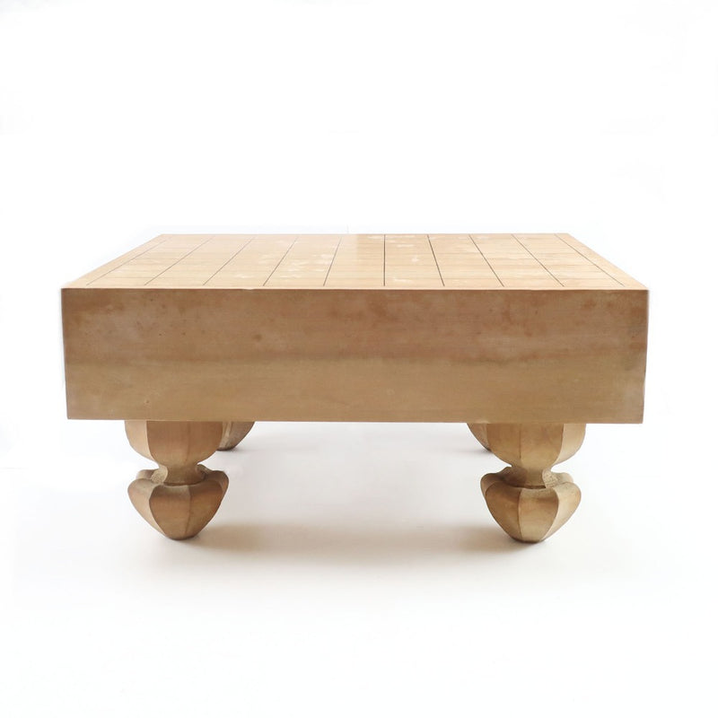 Tablero shogi de 3 pulgadas con patas y otros artículos varios.