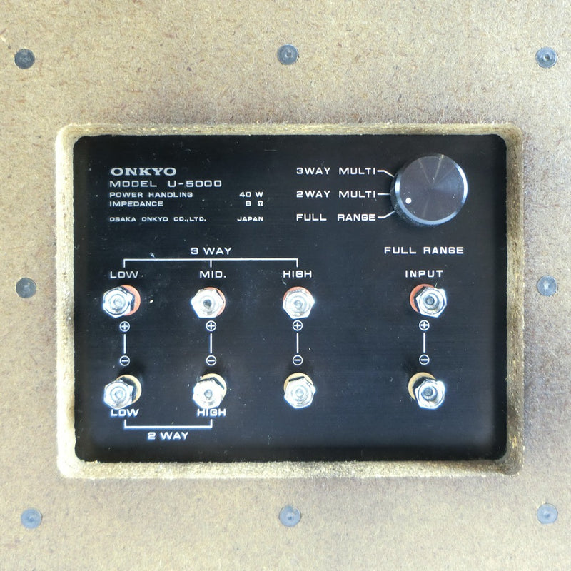[ONKYO] Equipo de audio con par de altavoces de 3 vías Onkyo 
 U-5000