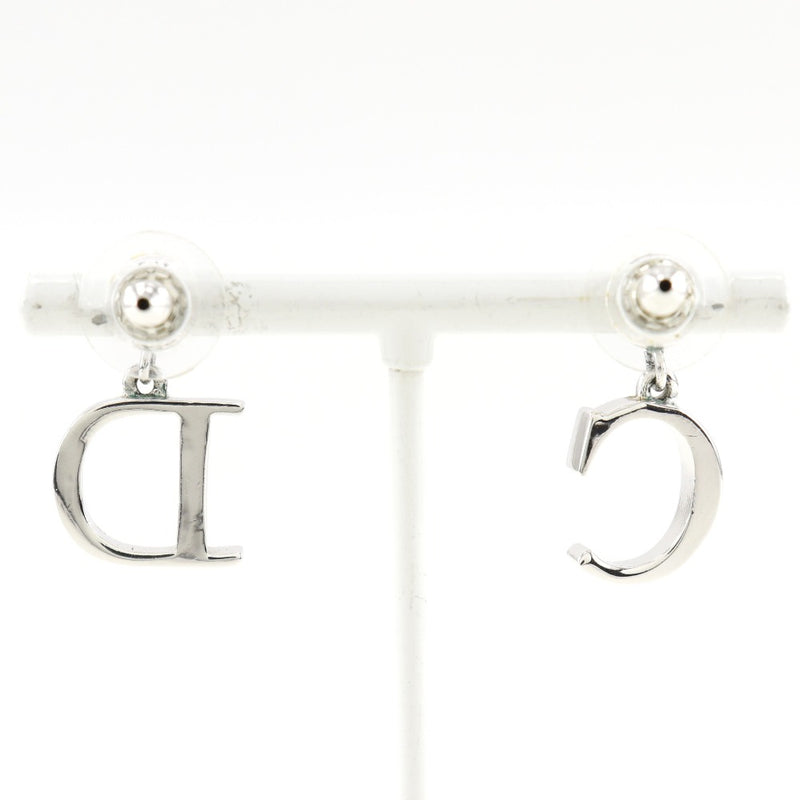 [Dior] Christian Dior CD Boucles d'oreilles en métal argent environ 5,8 g de CD dames a-rang