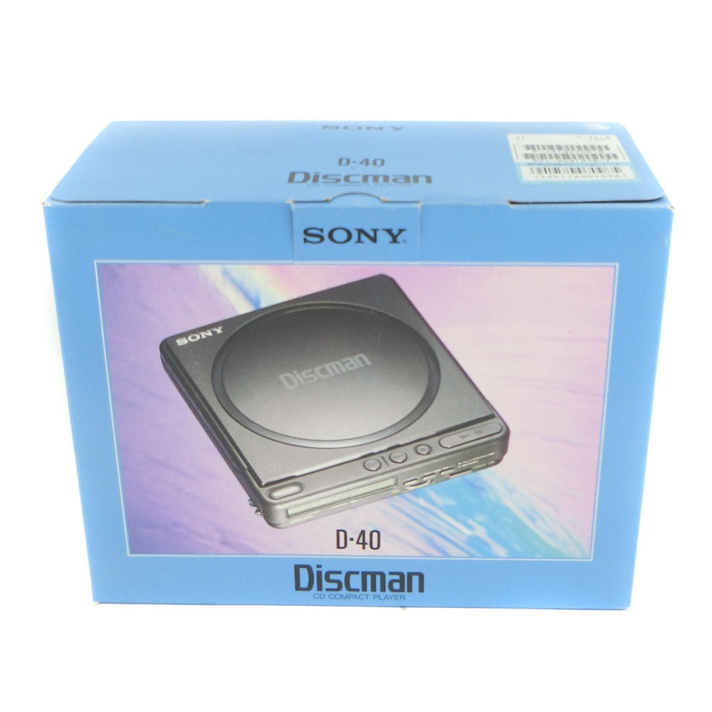 SONY】ソニー 【動作品】ディスクマン Discman プレイヤー D-40 [Working] Discman _A-ランク – KYOTO  NISHIKINO