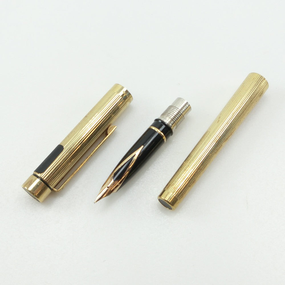 SHEAFFER】シェーファー タルガ フルートライン 万年筆 ペン先 14K(585) 金属製 ゴールド targa flute lin –  KYOTO NISHIKINO