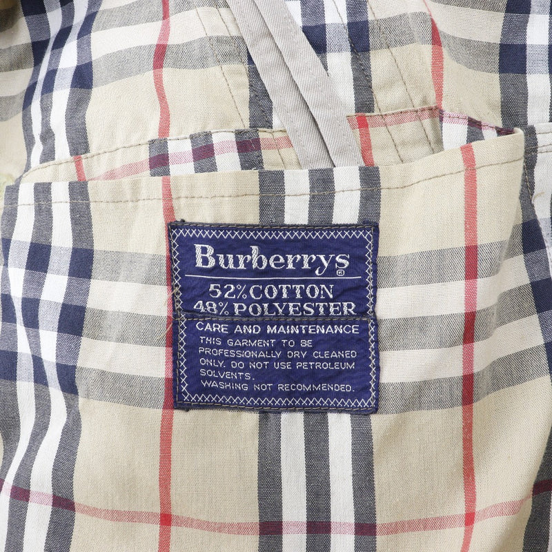 [Burberry] Burberry 
 Novachec trench coat 
 PRORSUM Pro Sam Vintage Cotton x Polyester Beige NOVA CHECK Men's B-Rank