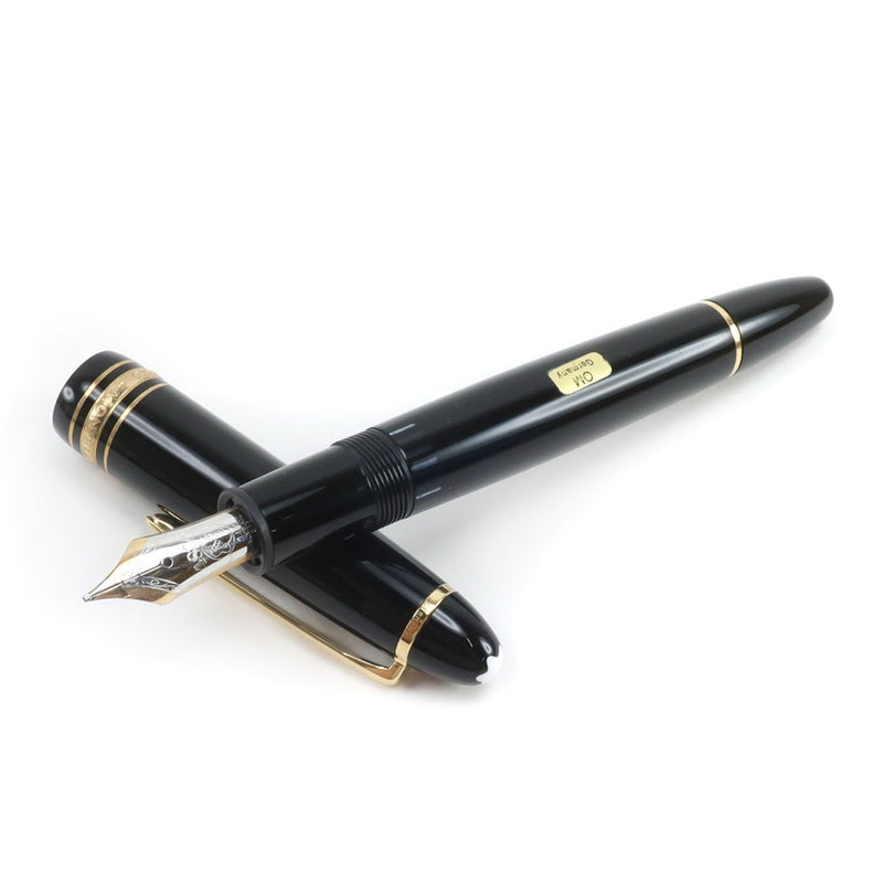 【MONTBLANC】モンブラン
 マイスターシュテュック 万年筆
 ペン先14K OM(傾斜付中字) No.146 樹脂系 Meisterstück _A-ランク