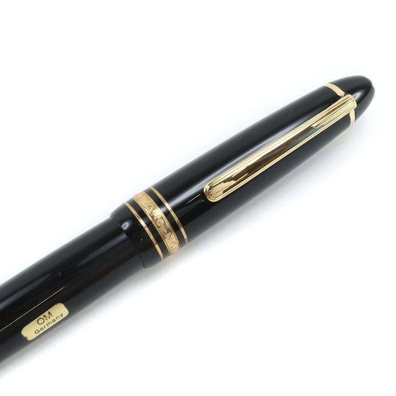 [Montblanc] Montblanc Meister Stock Teck Fountain Pen 펜 팁 14K OM (고급 매체) No.146 수지 Meisterstuck_A- Rank