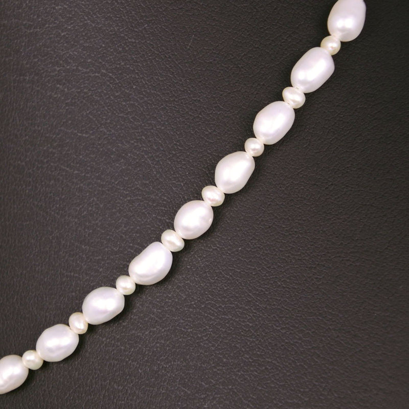 Freshwater pearl necklace 
 Pearl x gold plating about 14.0g Freshwater Pearl Ladies A rank