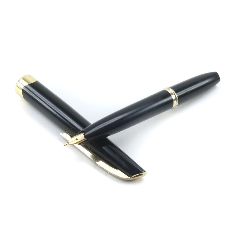 [Platino]PlatConsejo de chinpen 14K (585) (carácter medio) Fuente de escritura de pluma Fuente Utensilios Sistema de resina antigua NIB 14K (585) (Medio) _