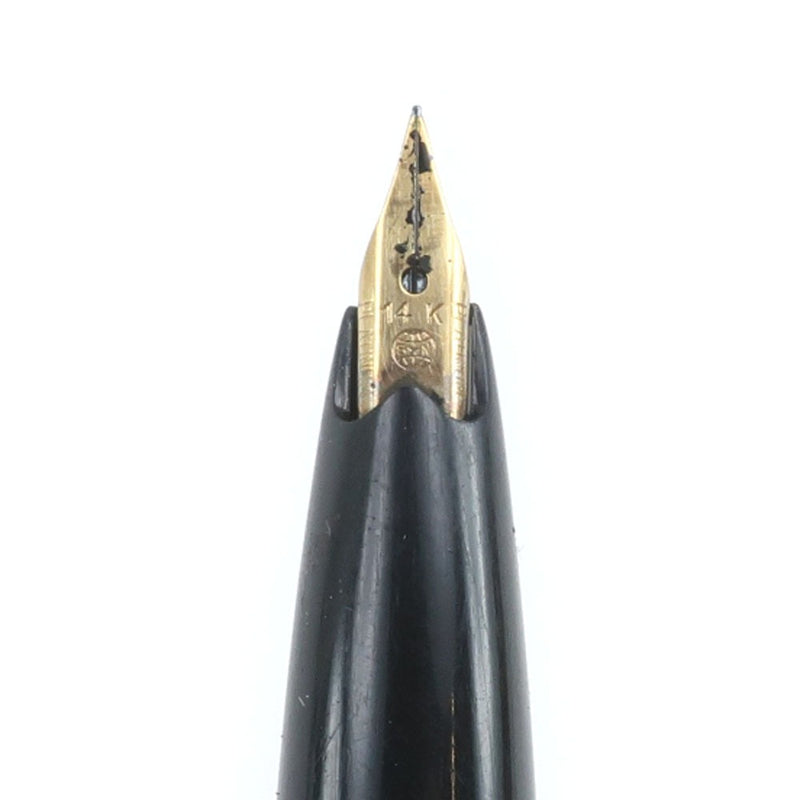 [Platino]PlatConsejo de chinpen 14K (585) (carácter medio) Fuente de escritura de pluma Fuente Utensilios Sistema de resina antigua NIB 14K (585) (Medio) _