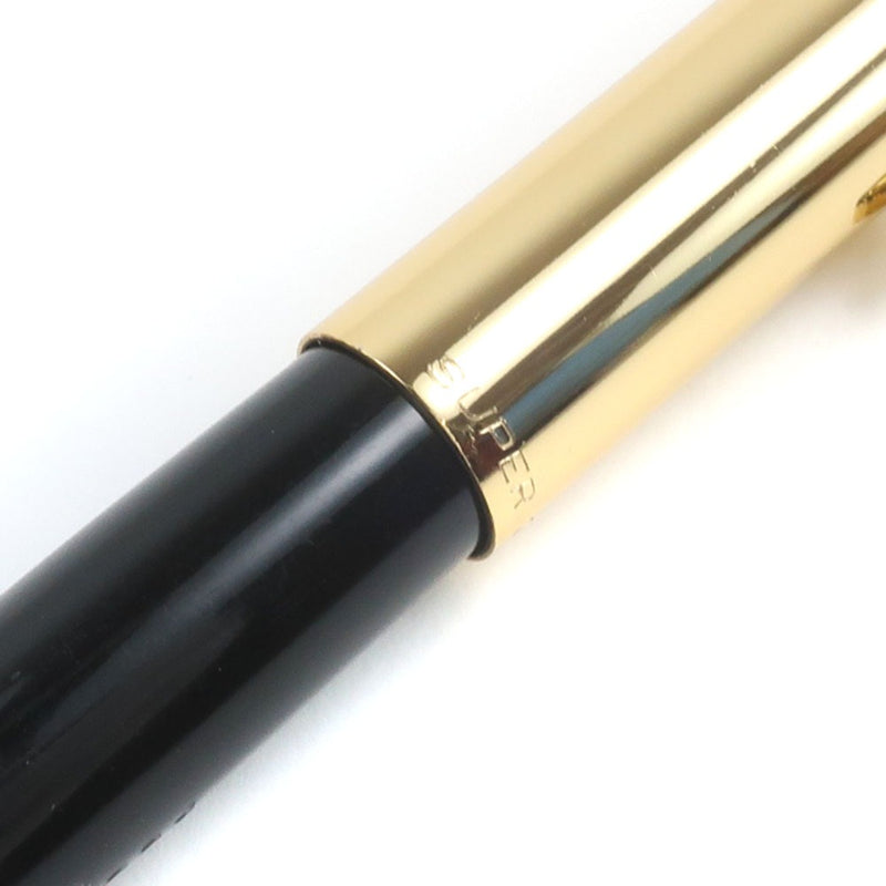 Super Gold Fountain Pen Pen Consejo 14K (585) EF (Extreme Fine) Equipo de escritura Historia Resina Super Gold_