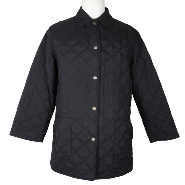 [Salvatore Ferragamo] Manteau matelassé Salvatore Ferragamo avec col en acier inoxydable