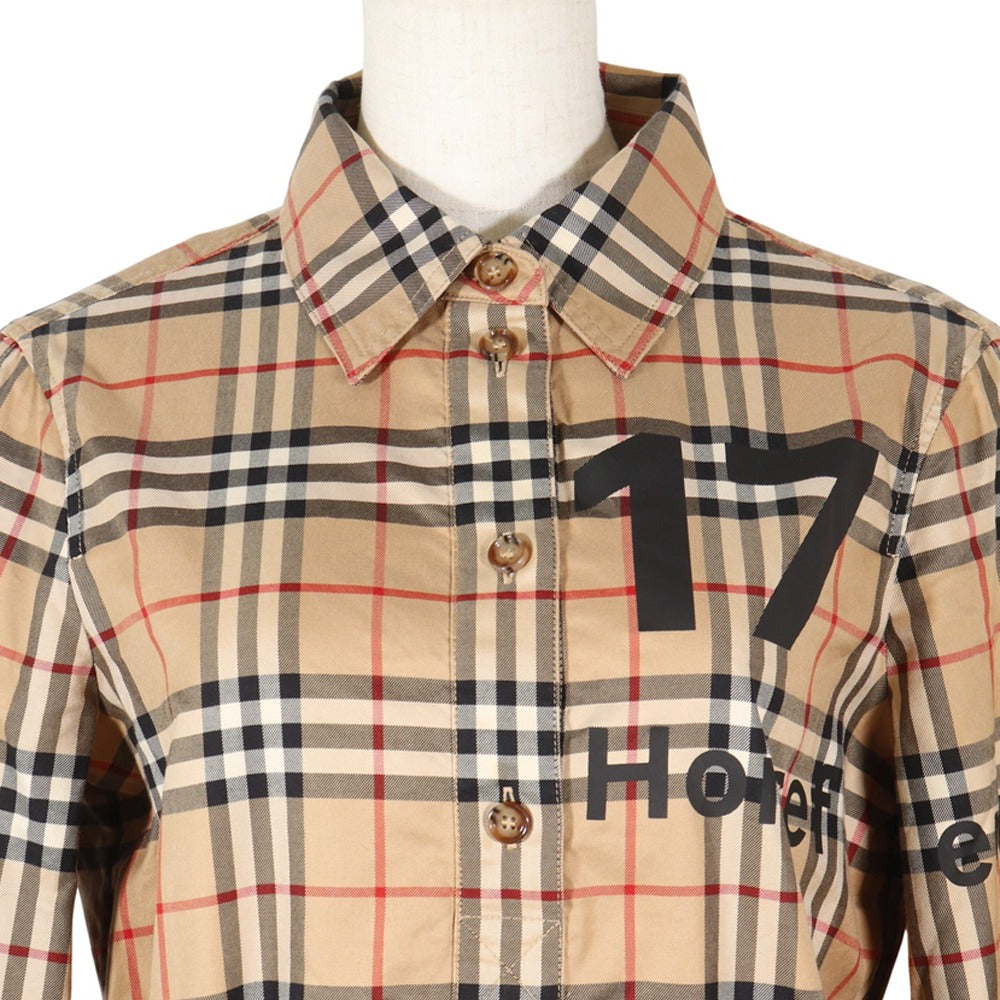 BURBERRY】バーバリー ハーフボタンワンピース ワンピース 8061283