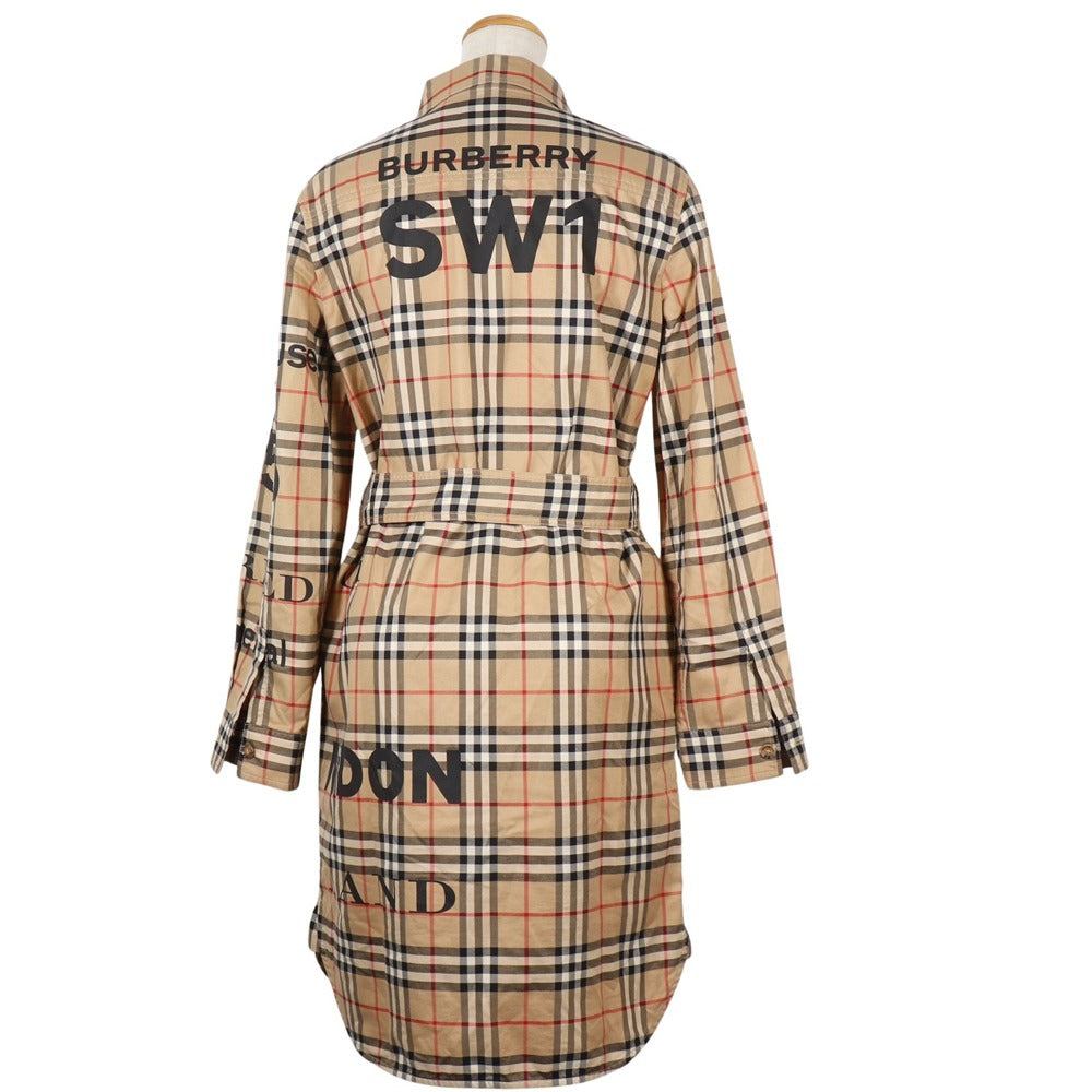 BURBERRY】バーバリー ハーフボタンワンピース ワンピース 8061283