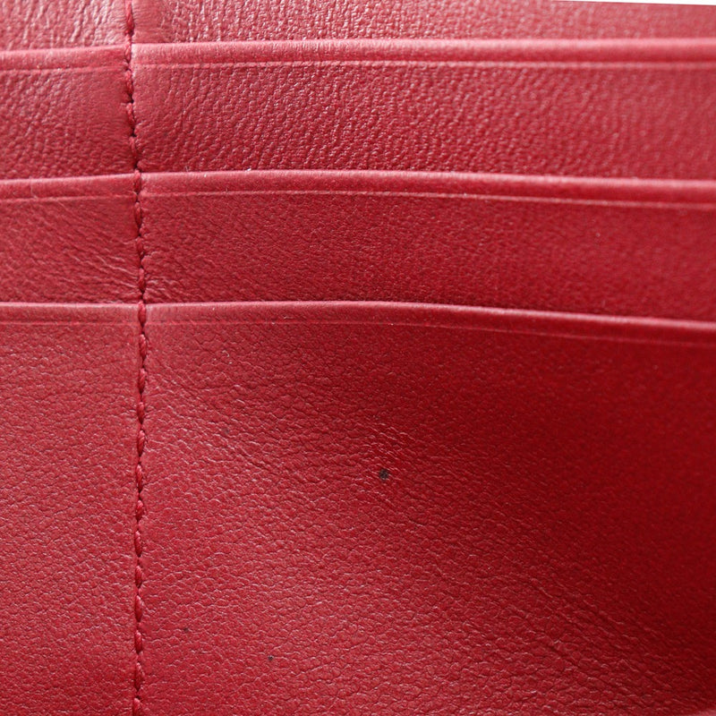 【J&M Davidson】ジェイアンドエムデヴィッドソン
 長財布
 レザー ピンク スナップボタン レディースAランク