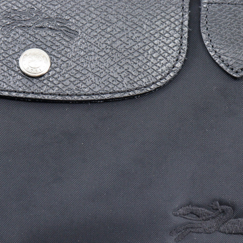 [Longchamp] Longchamp 
 bolso shopper Le Pliage L 
 L1899 919 Bolso Bandolera Nylon Negro, Bolso De Mano, Cremallera A4 Le Pliage L Unisex