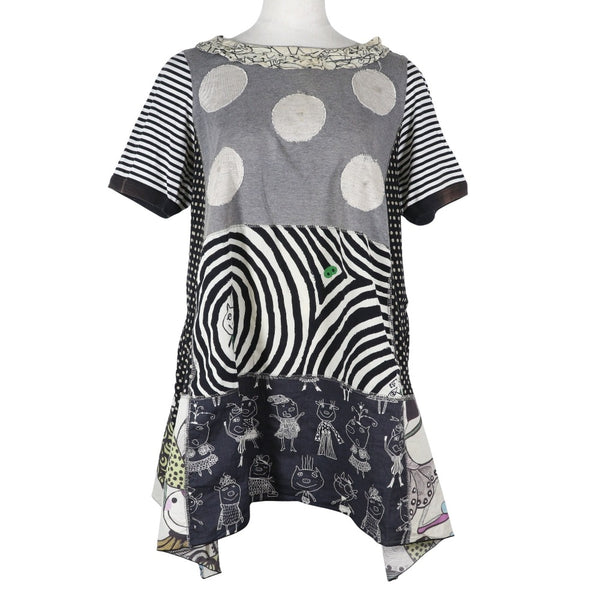 [OLLEBOREBLA] T-shirt à manches courtes tunique OLEBOREBLA