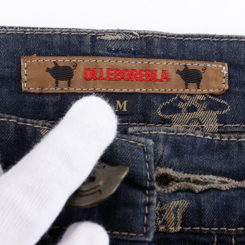 [OLLEBOREBLA] OLEBOREBLA totalPattern denim pants