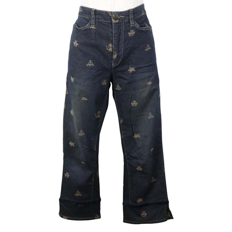 [OLLEBOREBLA] OLEBOREBLA totalPattern denim pants