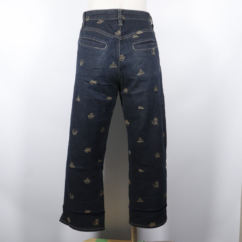 [OLLEBOREBLA] OLEBOREBLA totalPattern denim pants