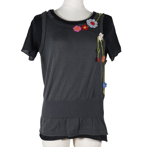 [OLLEBOREBLA] T-shirt à manches courtes avec gilet OLEBOREBLA